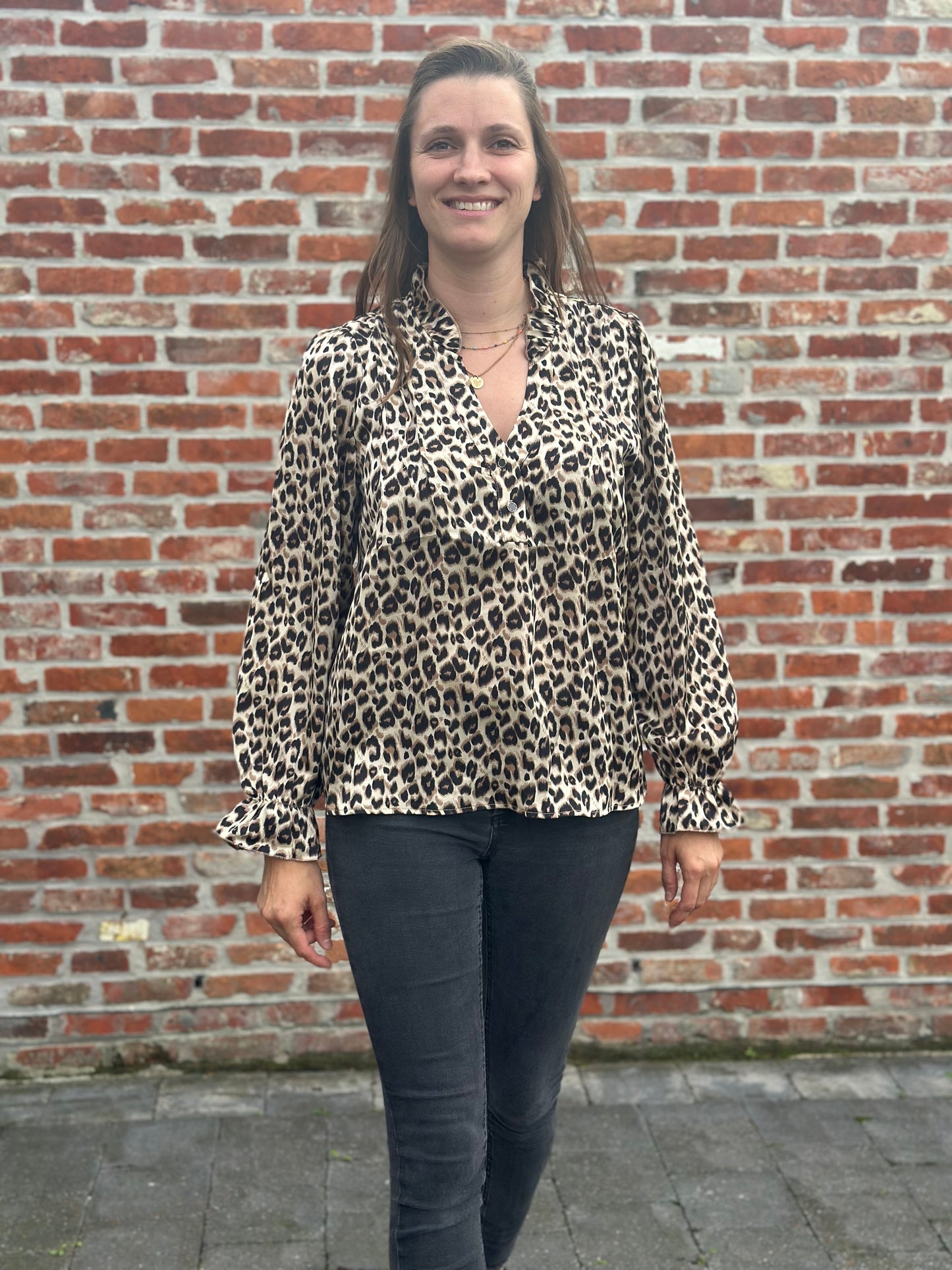 Leopard blouse